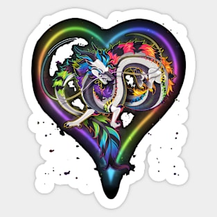 LGBTQIA Pride Dragon! Sticker